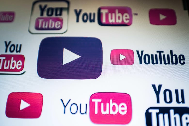 A collage of different YouTube logos