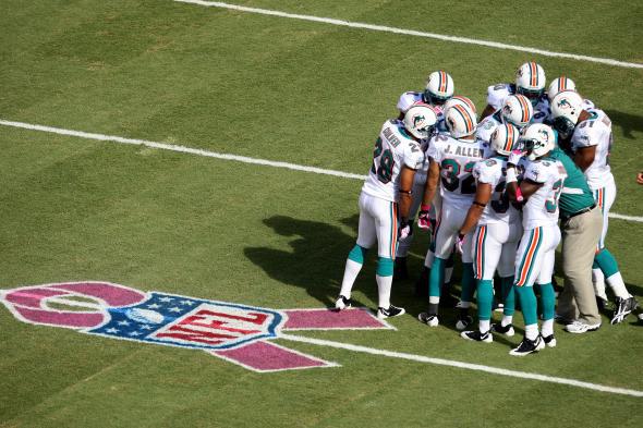 Carolina Panthers Support Breast Cancer Awareness at Sunday's Game for NFL's  Crucial Catch Initiative