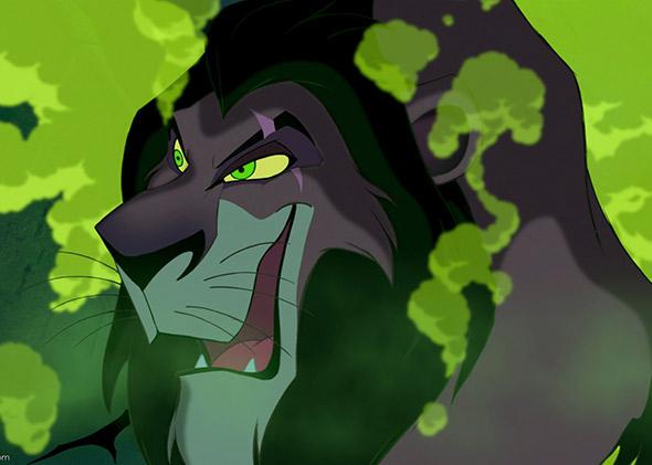 Scar in The Lion King.