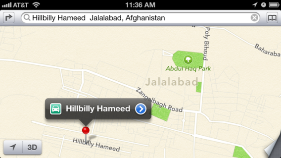 Hillbilly Hameed, Jalalabad