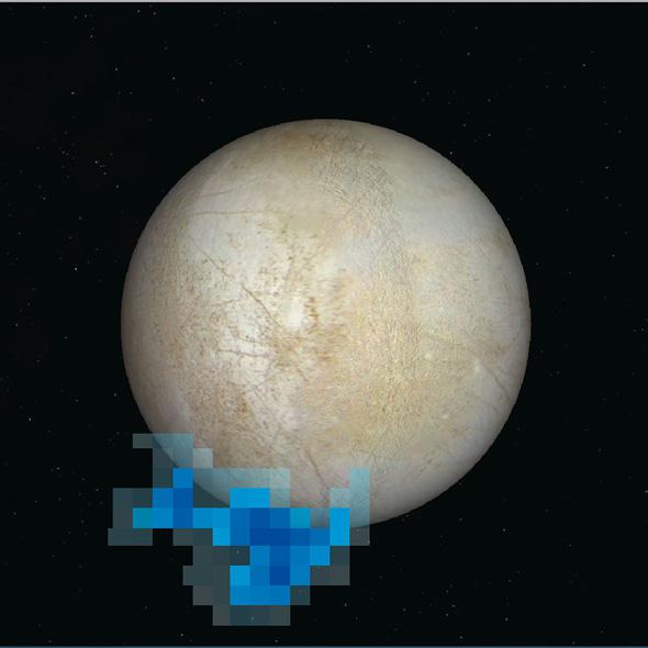 Water vapour plumes over Europa