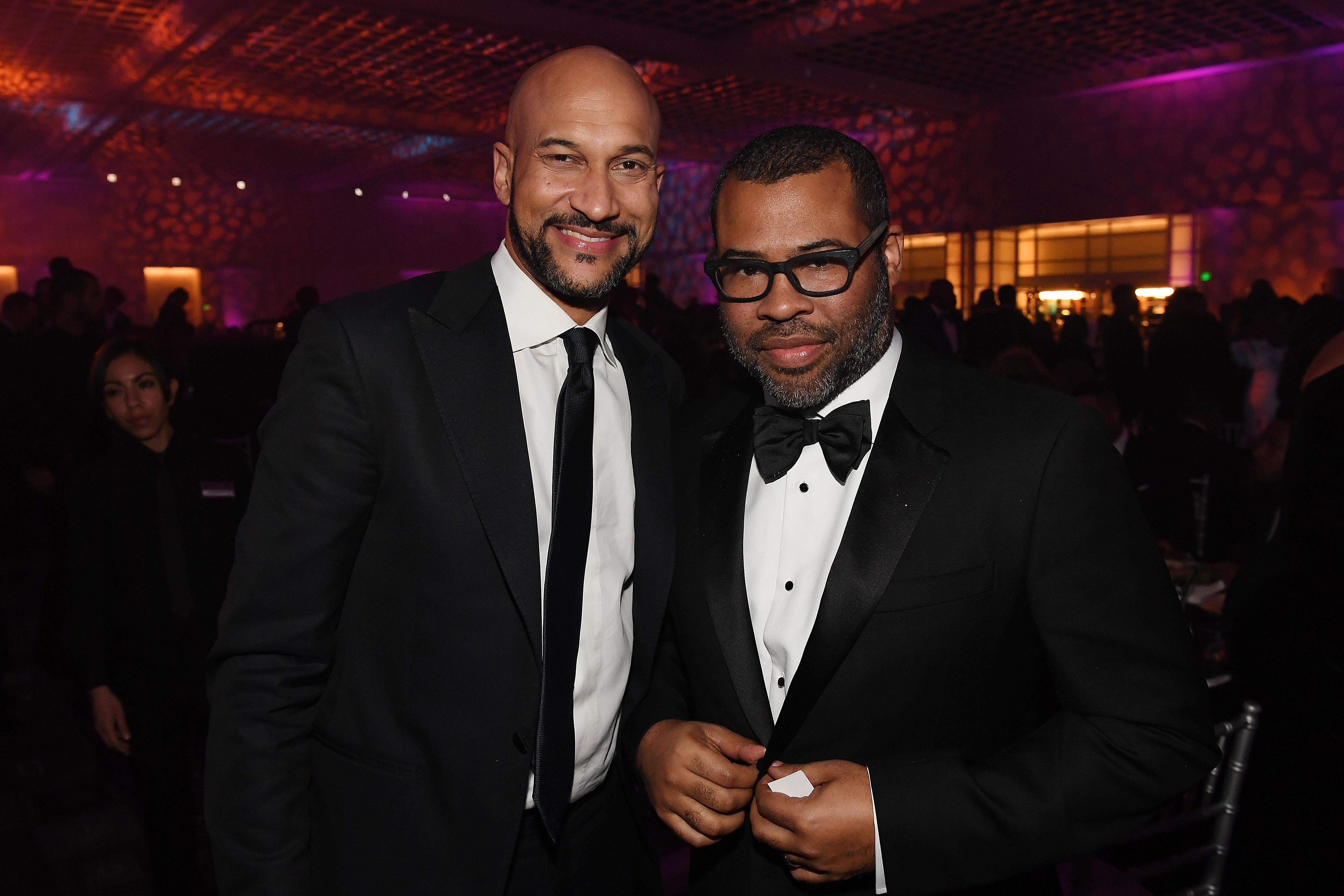 Keegan-Michael Key and Jordan Peele attend 49th NAACP Image Awards After Party at Pasadena Civic Auditorium on January 15, 2018 in Pasadena, California.  (Photo by Paras Griffin/Getty Images for NAACP)