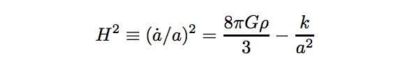 Friedmann equation