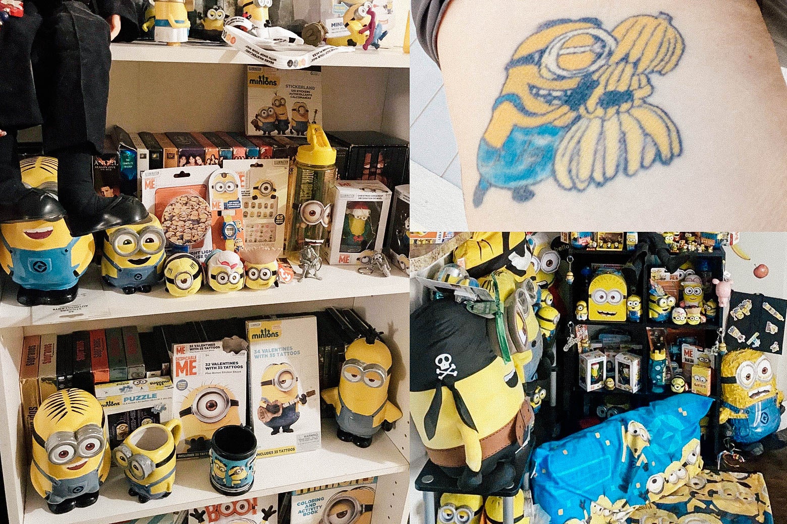 The whole lot of minion stuff in Theresa Tripucka's house. 