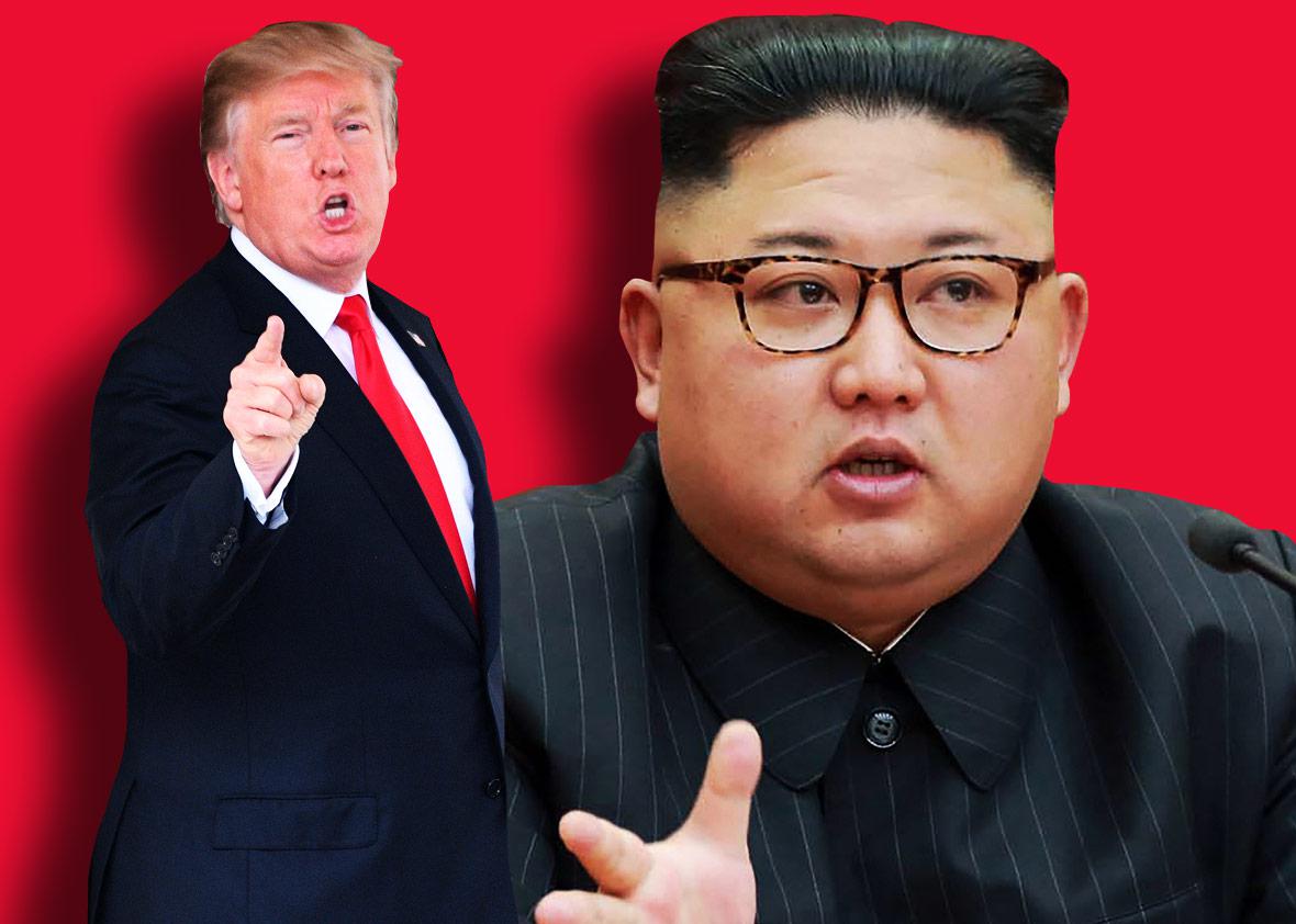 US President Donald Trump and North Korean leader Kim Jong-Un
