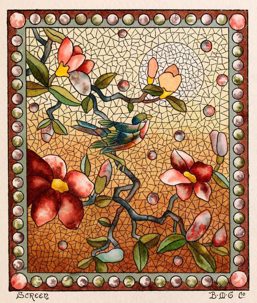 History of stained glass: Belcher Mosaic Co stained-glass windows