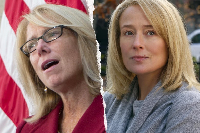 Patrice Comey, and Jennifer Ehle as Patrice Comey in The Comey Rule.