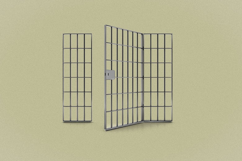 Prison bars.