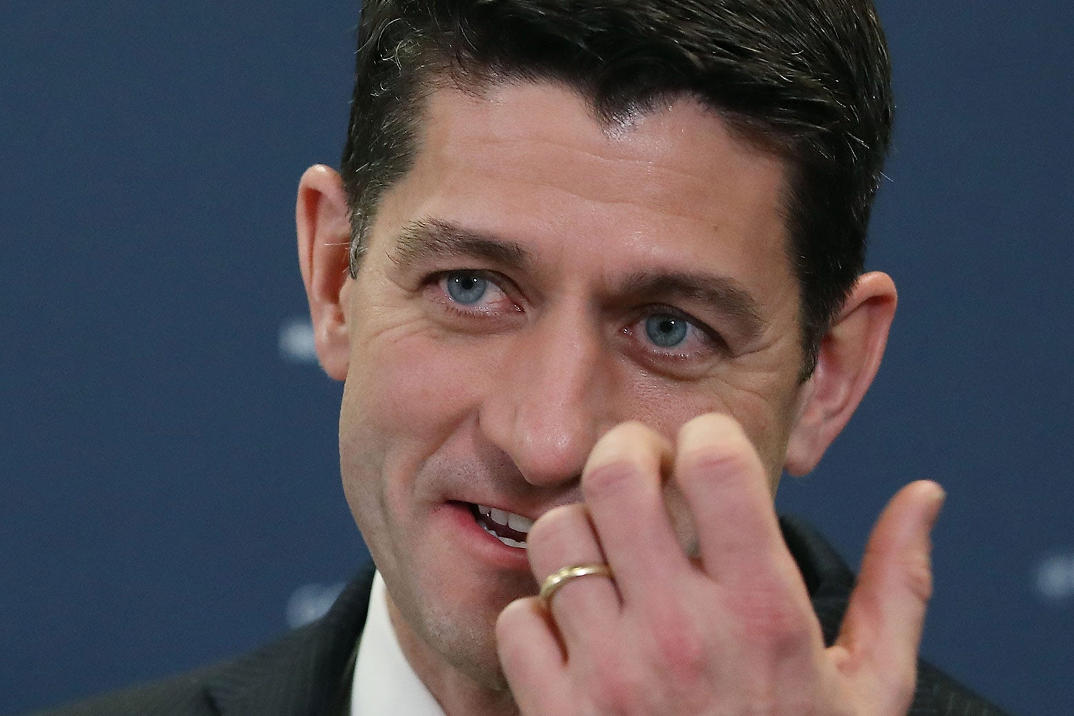 House Speaker Paul Ryan speaks to the media about the GOP agenda after a meeting with House Republicans on Capitol Hill on Tuesday in Washington.