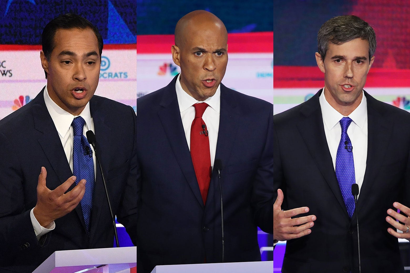 Was it pandering when Beto O’Rourke and Cory Booker spoke Spanish?