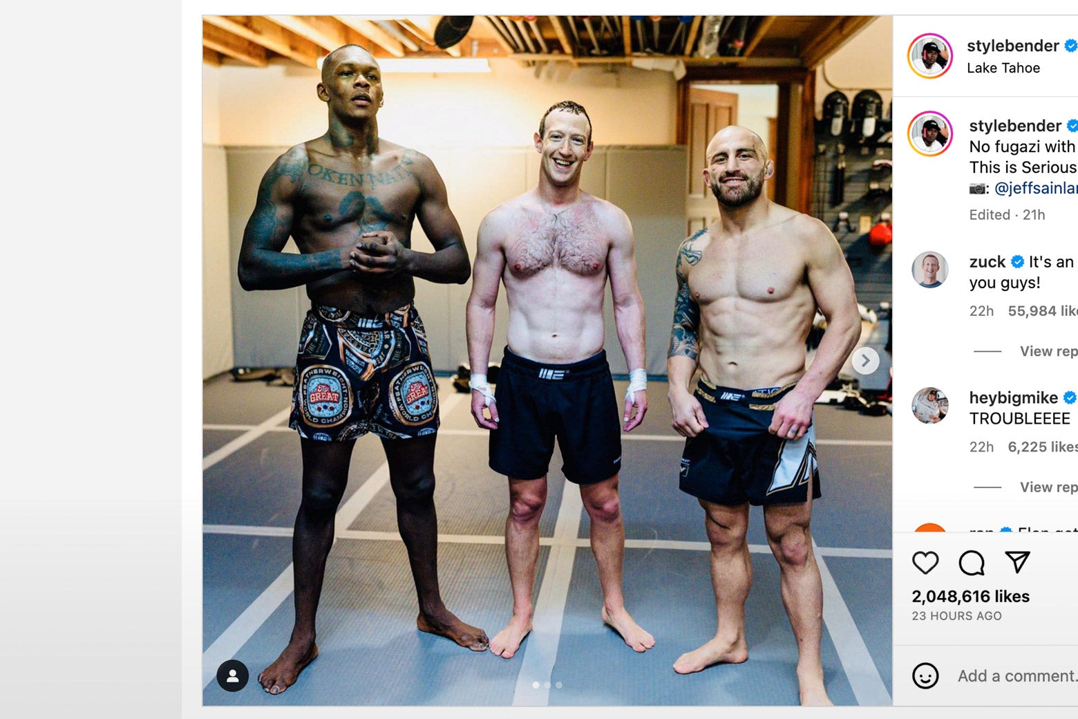 The Devilish Mystery Spawned When Mark Zuckerberg Took Off His Shirt