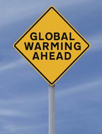 global warming sign