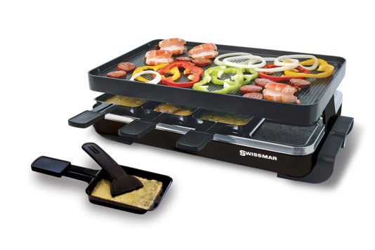 Swissmar raclette with grill plate.
