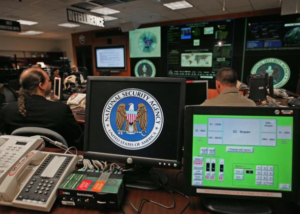 NSA agents hard at work tracking down interns' stolen cellphones.
