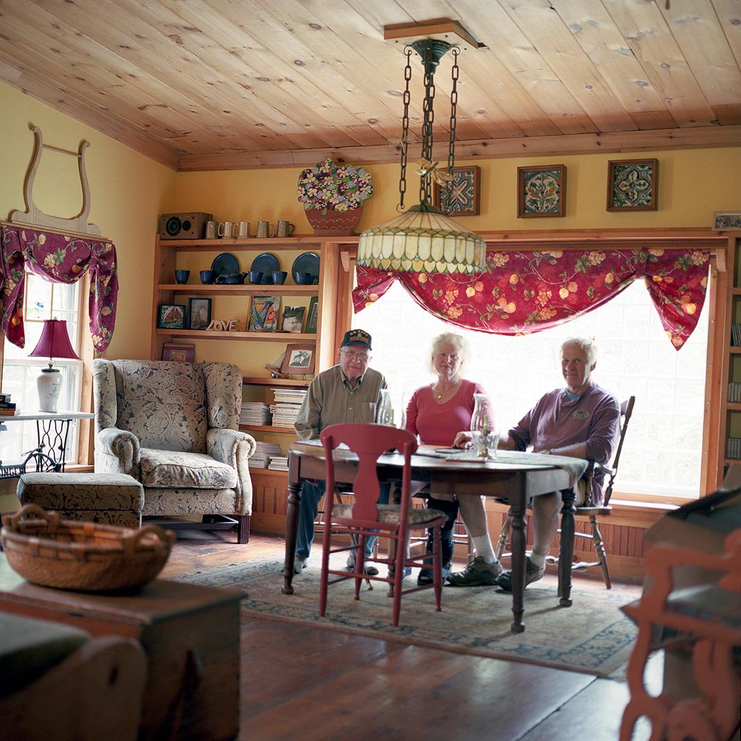 Bob Hall, Peter & Deborah Loughlin, Gorham, Mainedate: 2011relationship: friends, art, met in welding class at Portland Adult Ed.years known: 10-15