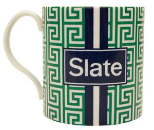 A mug with Slate's logo