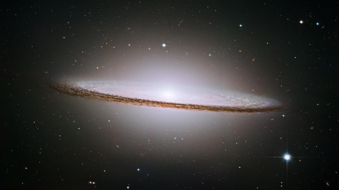 Hubble Mosaic of the Majestic Sombrero Galaxy