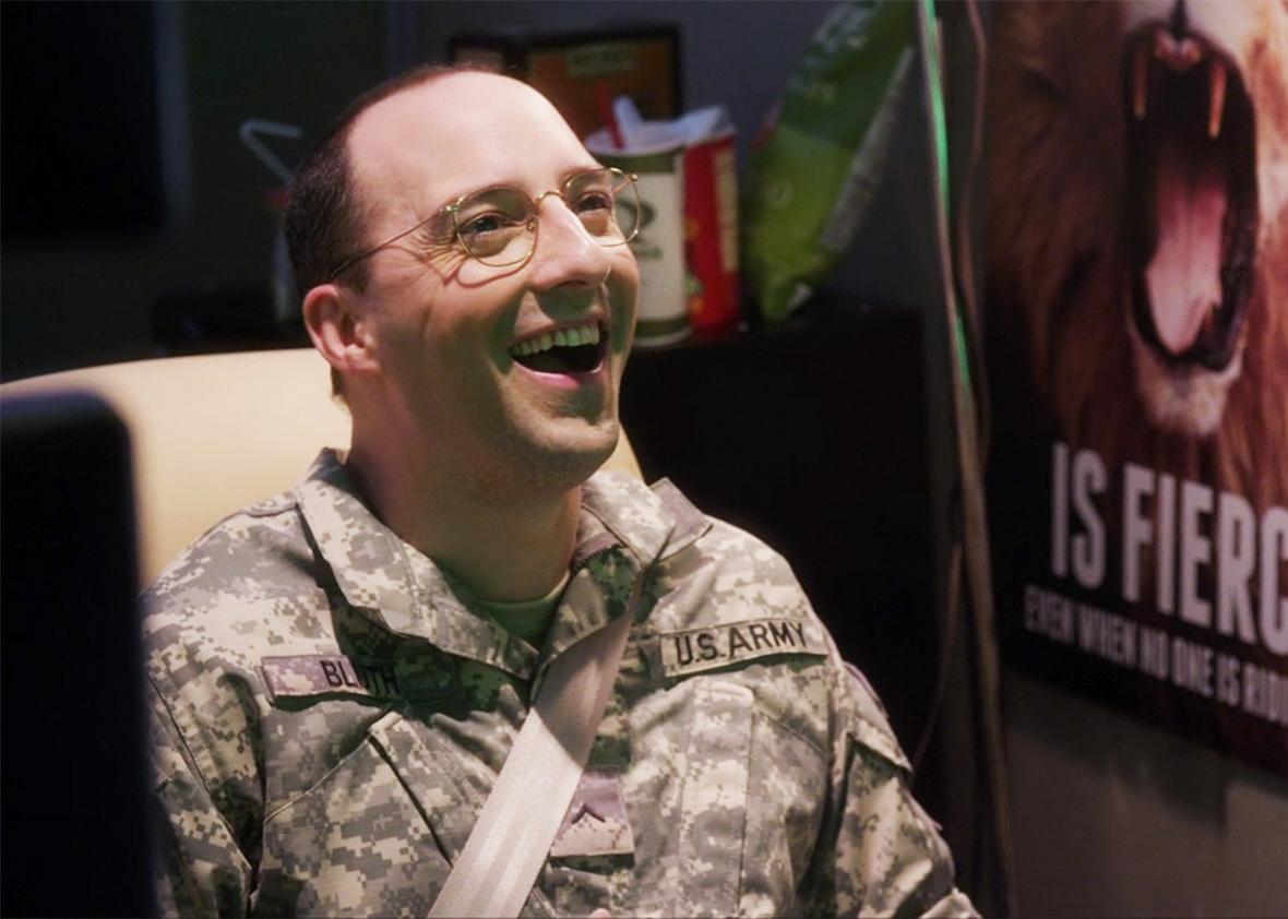 Tony Hale as drone pilot Buster Bluth in Arrested Development.