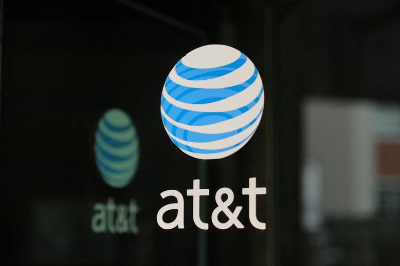 AT&T logo.
