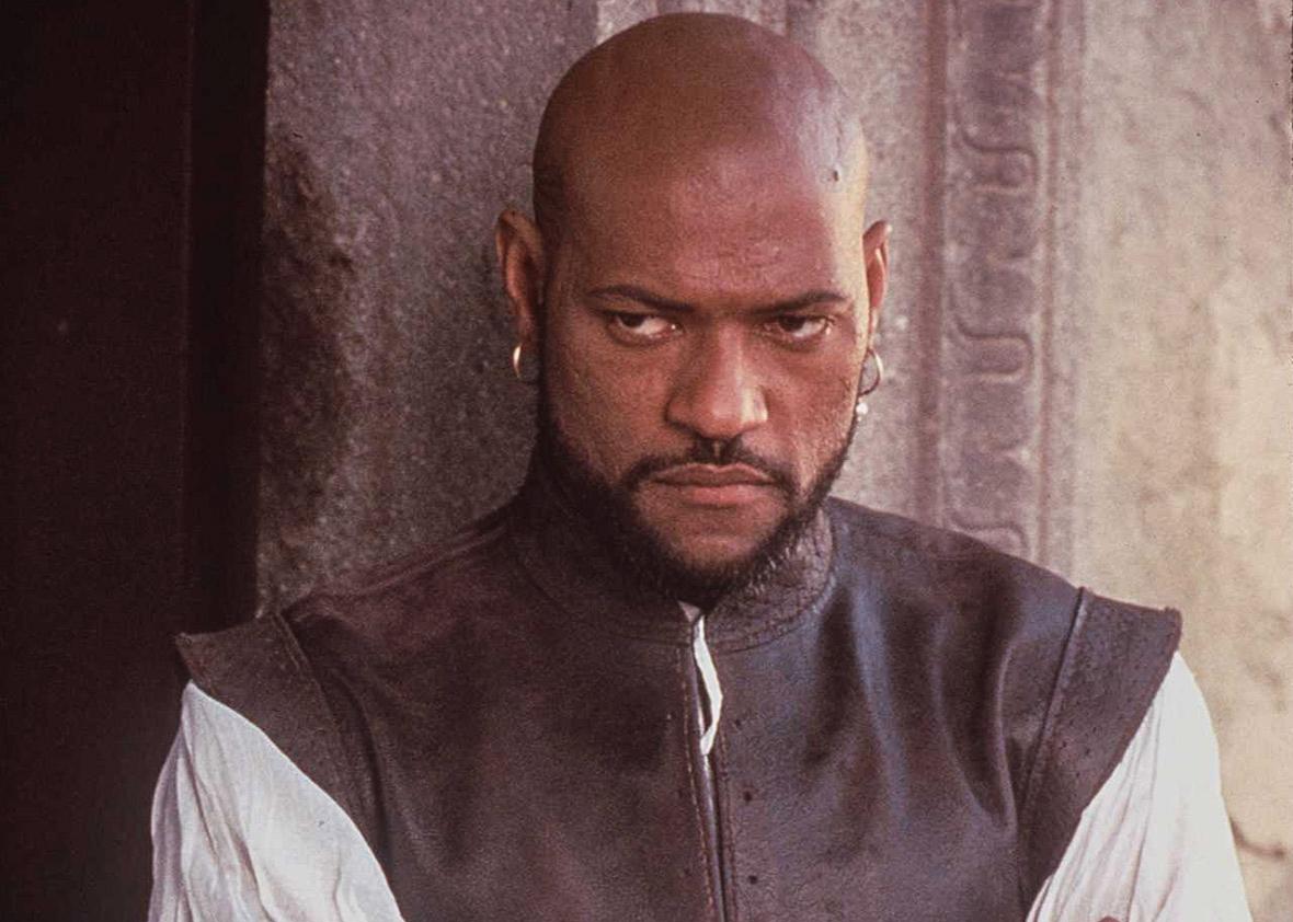 Lawrence Fishburne plays Othello, Dec. 1995.