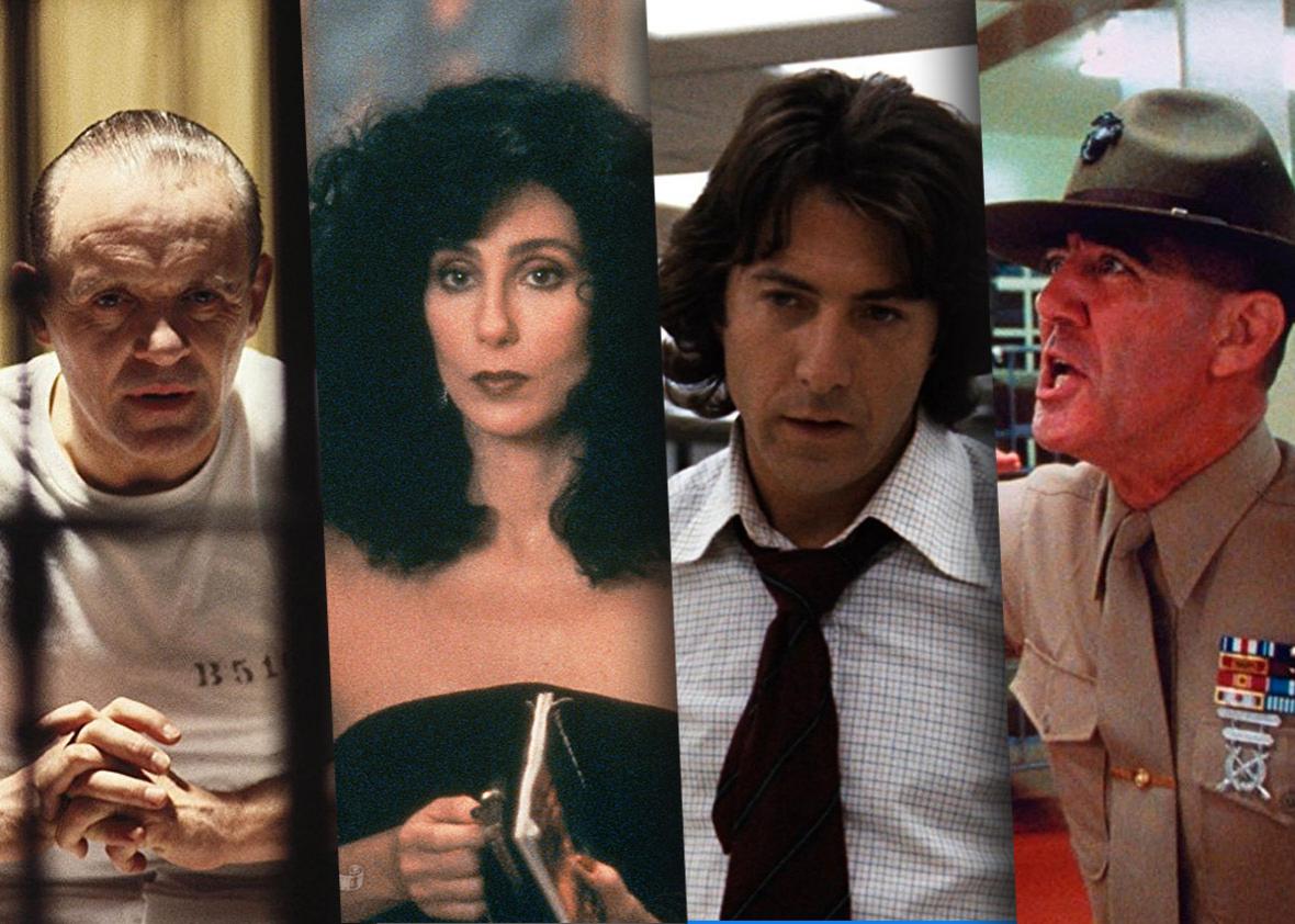 Full Metal Jacket, All the President's Men, Moonstruck and Silence of the Lambs
