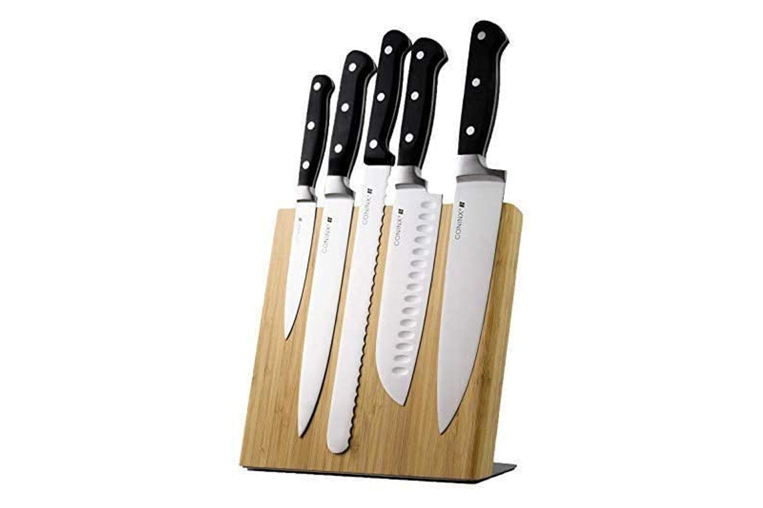 A magnetic knife block.