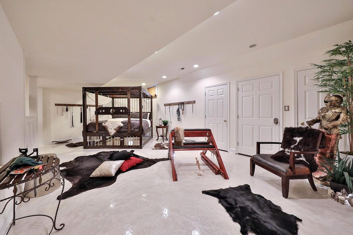 The suburban “50 Shades of Maple Glen” house with a sex basement is no longer up for sale. photo