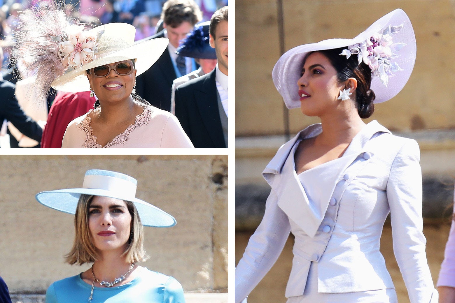 amal clooney fascinator