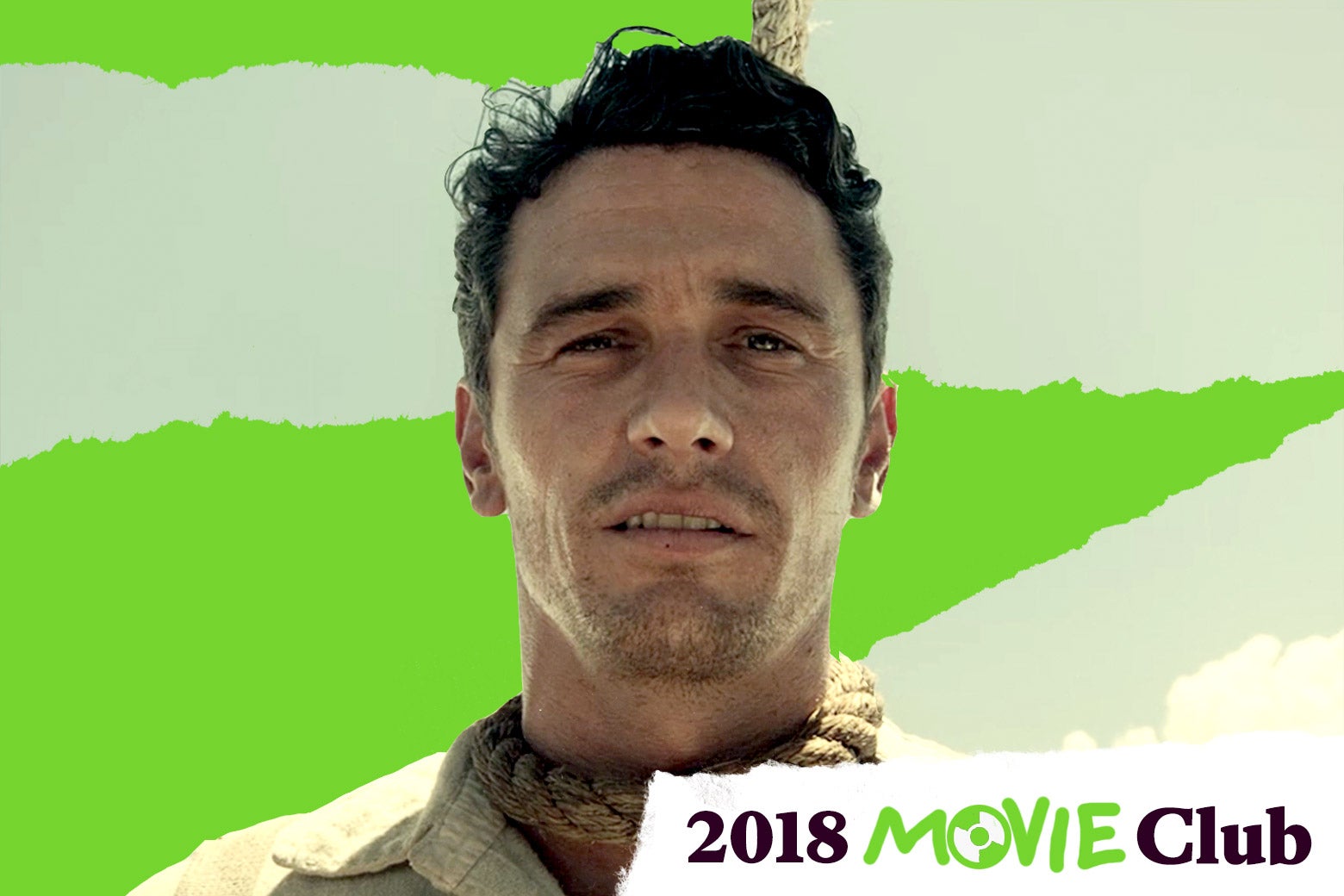 James Franco with a noose around his neck in The Ballad of Buster Scruggs. 