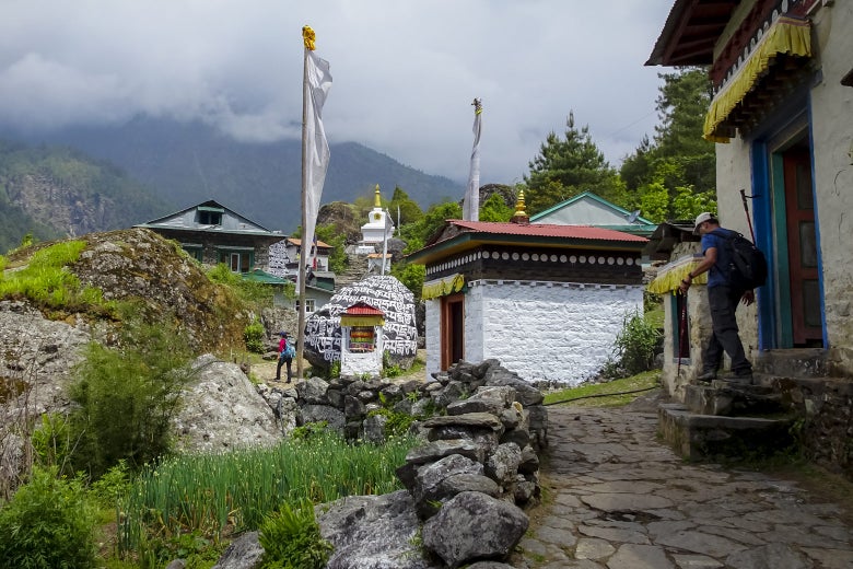 Ghat Village in the Mt. Everest region.