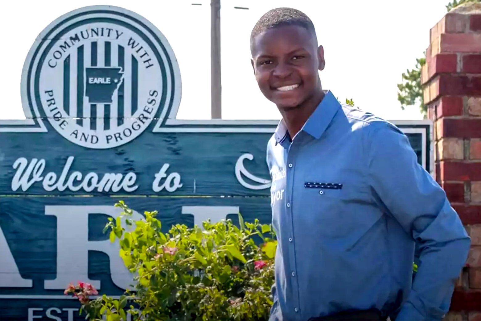 Jaylen Smith is Arkansas' youngest Black mayor. 