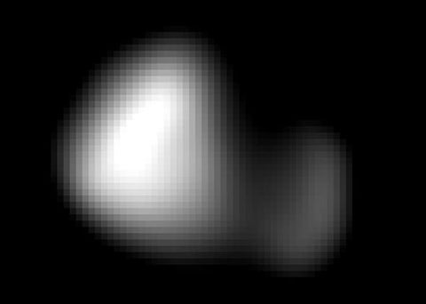 Kerberos: A portrait of Pluto's smallest moon.