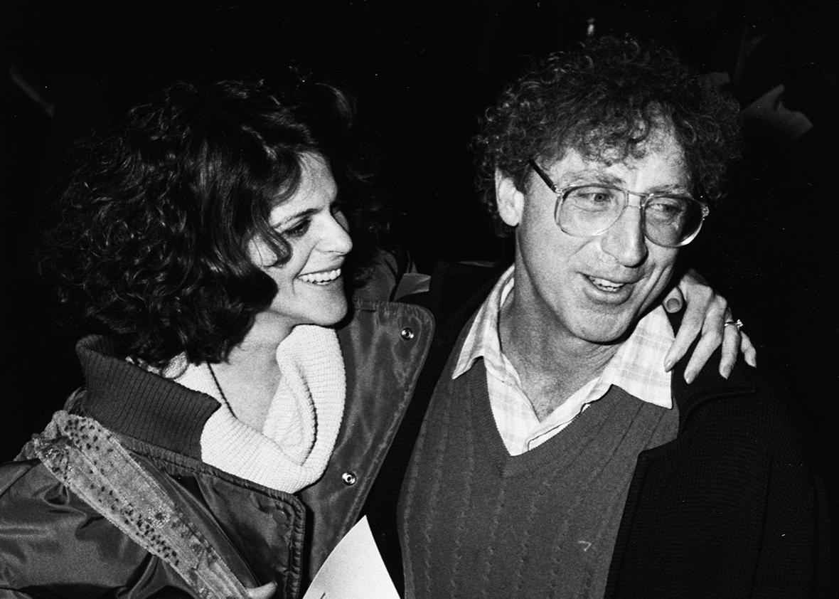 Comedians and spouses Gene Wilder and Gilda Radner attending the premiere of the new Woody Allen film 'Hannah and her Sisters', at the UA Coronet Theater in Los Angeles, January 16th 1986. 