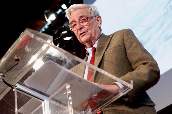 Scientist Edward O. Wilson speaks at the World Science Festival - On The Shoulders Of Giants: A Special Address by E.O. Wilson.