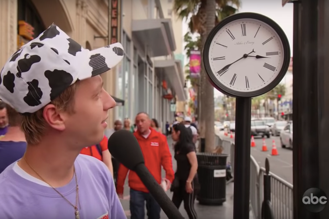 Jimmy Kimmel Live's "Can Young People Read a Clock?" is just more