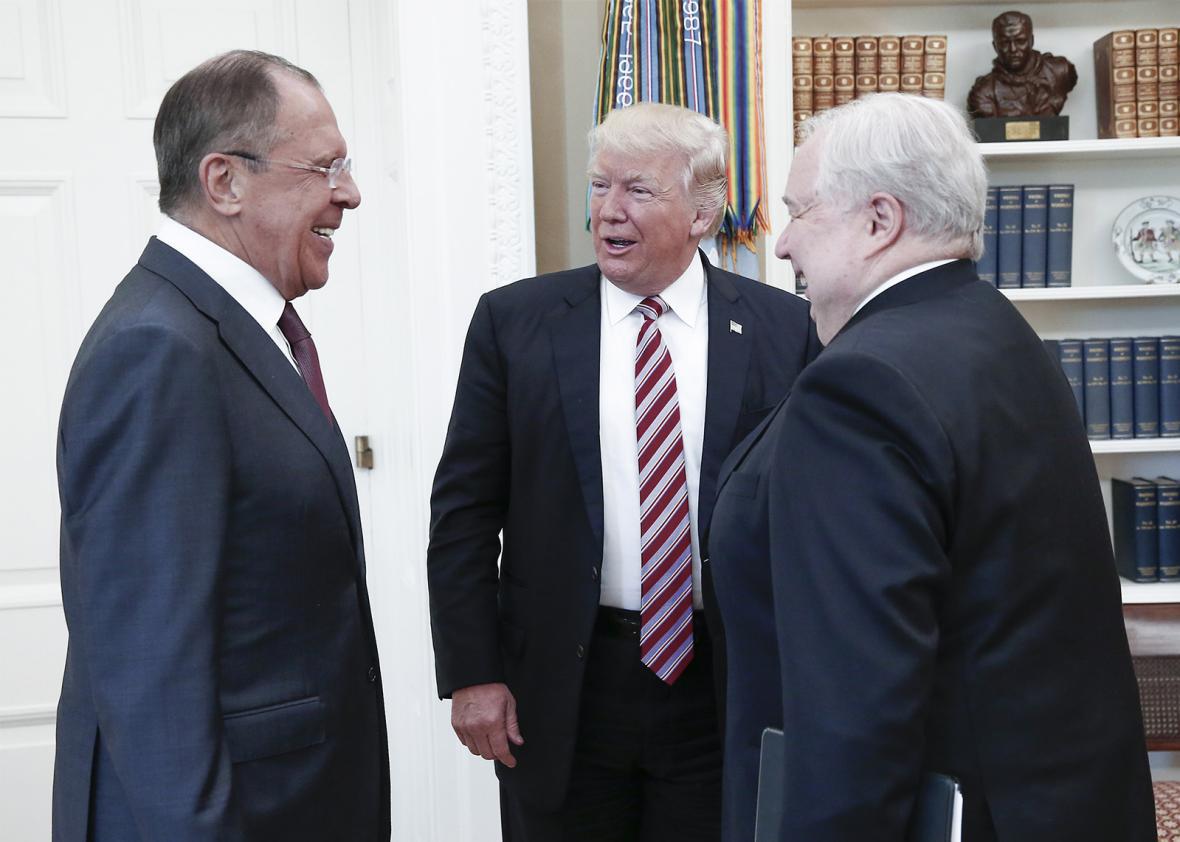 Trump, Lavrov, Kislyak