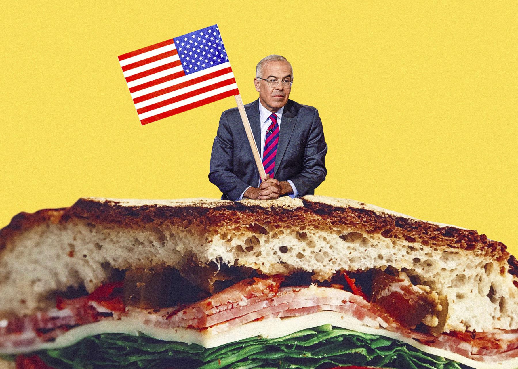 David Brooks, Sandwich