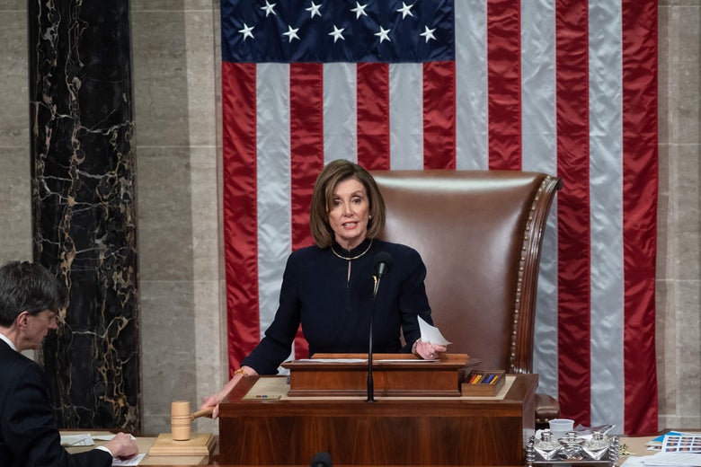 House Democrats count the winning votes for impeachment, while Republicans let out their feelings.
