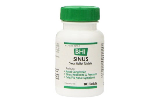 BHI Sinus Relief Tablets.