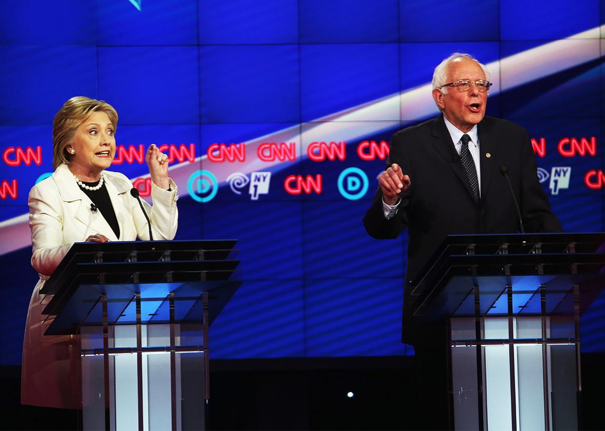 Hillary Bernie.
