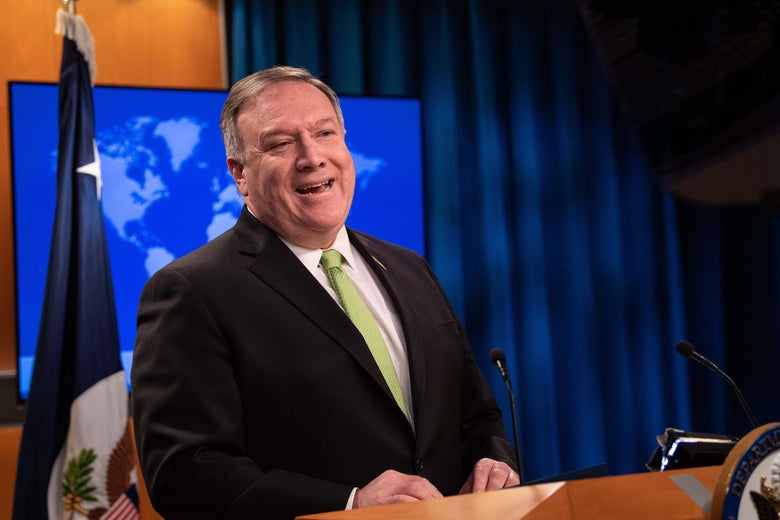 The ultimate disgrace of Mike Pompeo.