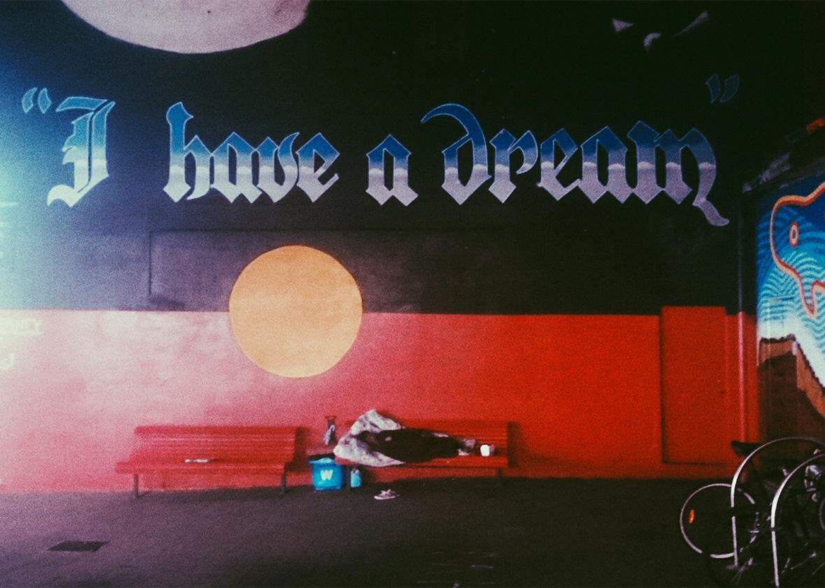 I Have A Dream Mural in Newtown, Sydney, Feb. 18, 2015.