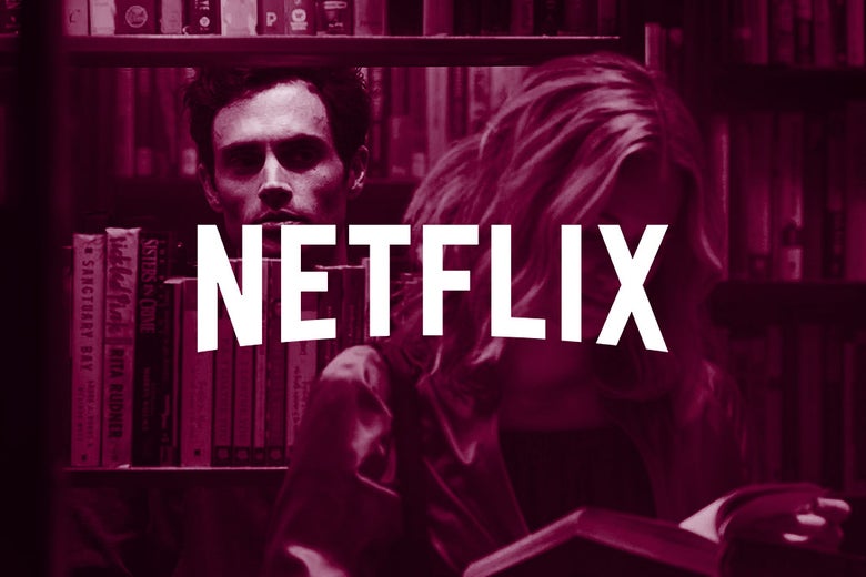 A still from You with the Netflix logo superimposed.