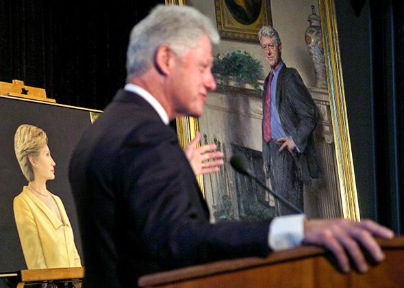 Bill Clinton Lewinsky Portrait The National Portrait Gallery