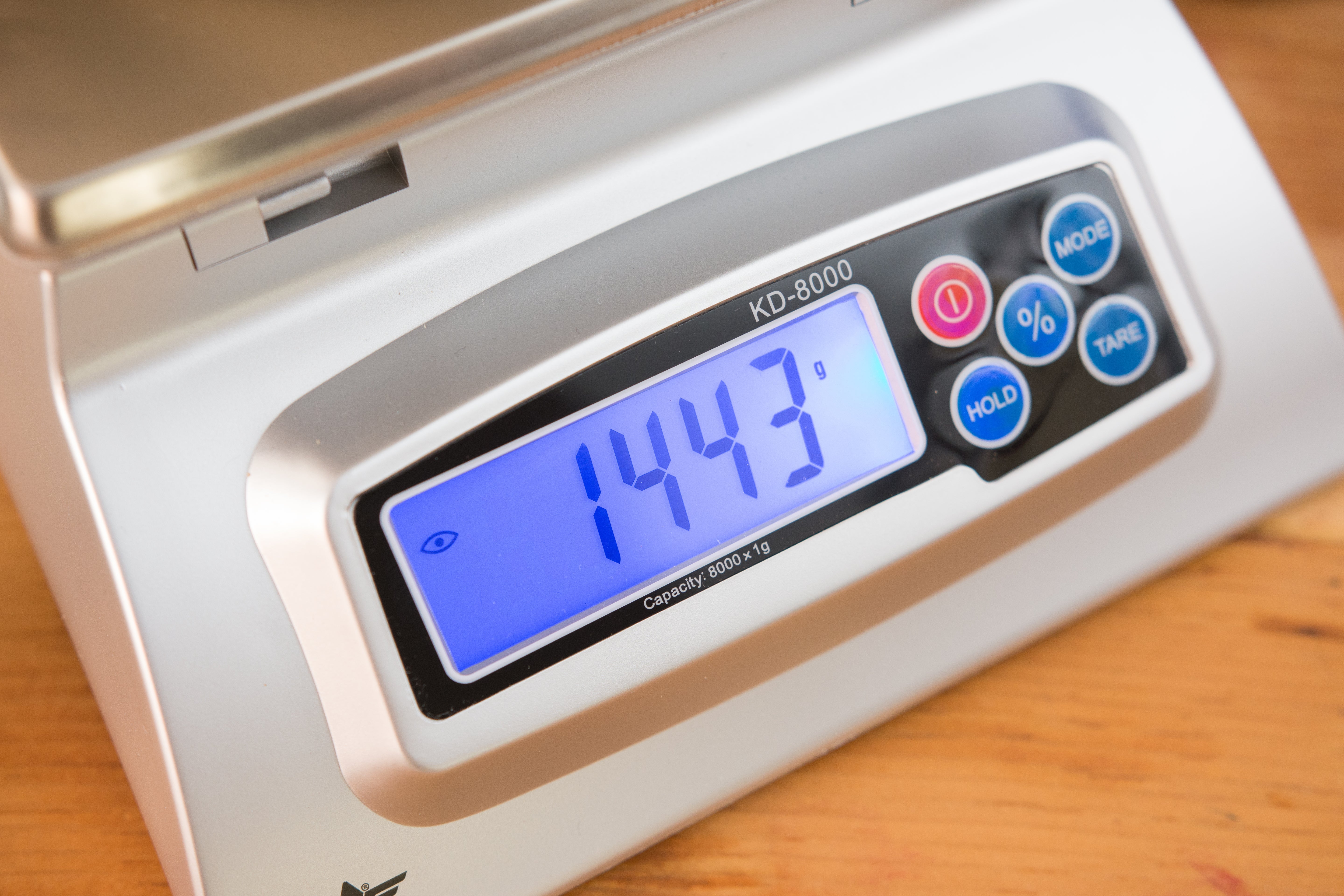 My Weigh KD8000‘s screen