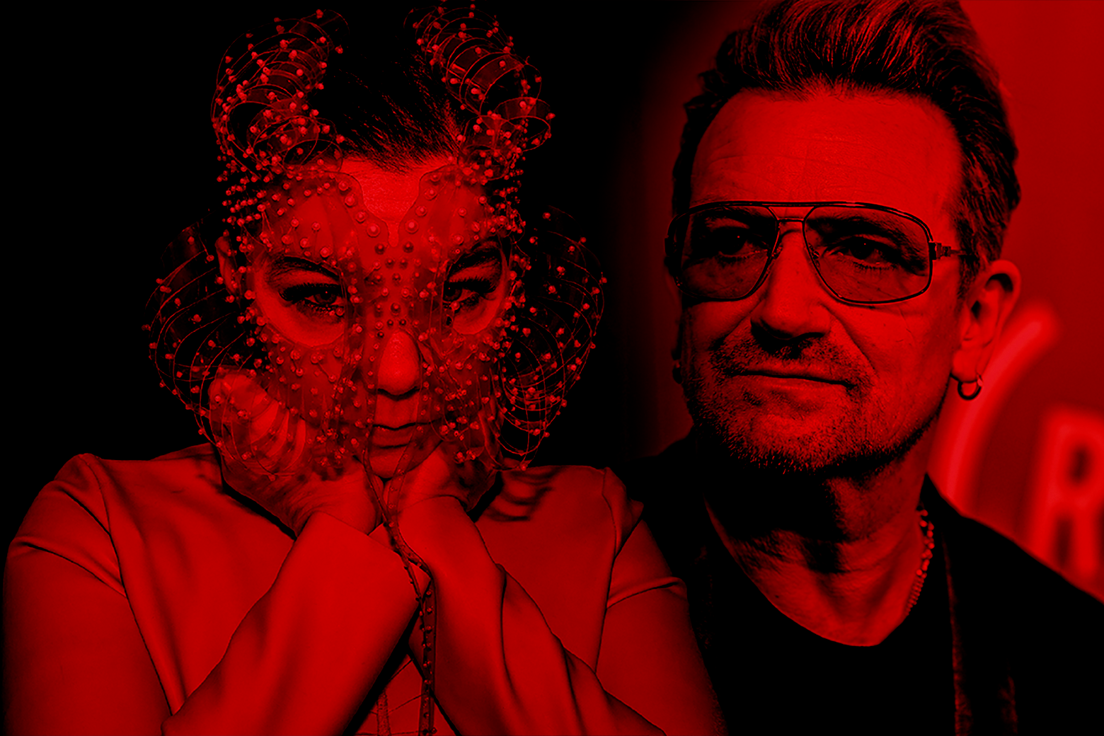 Björk is all journey, all process, and U2 is all outcome, all destination.