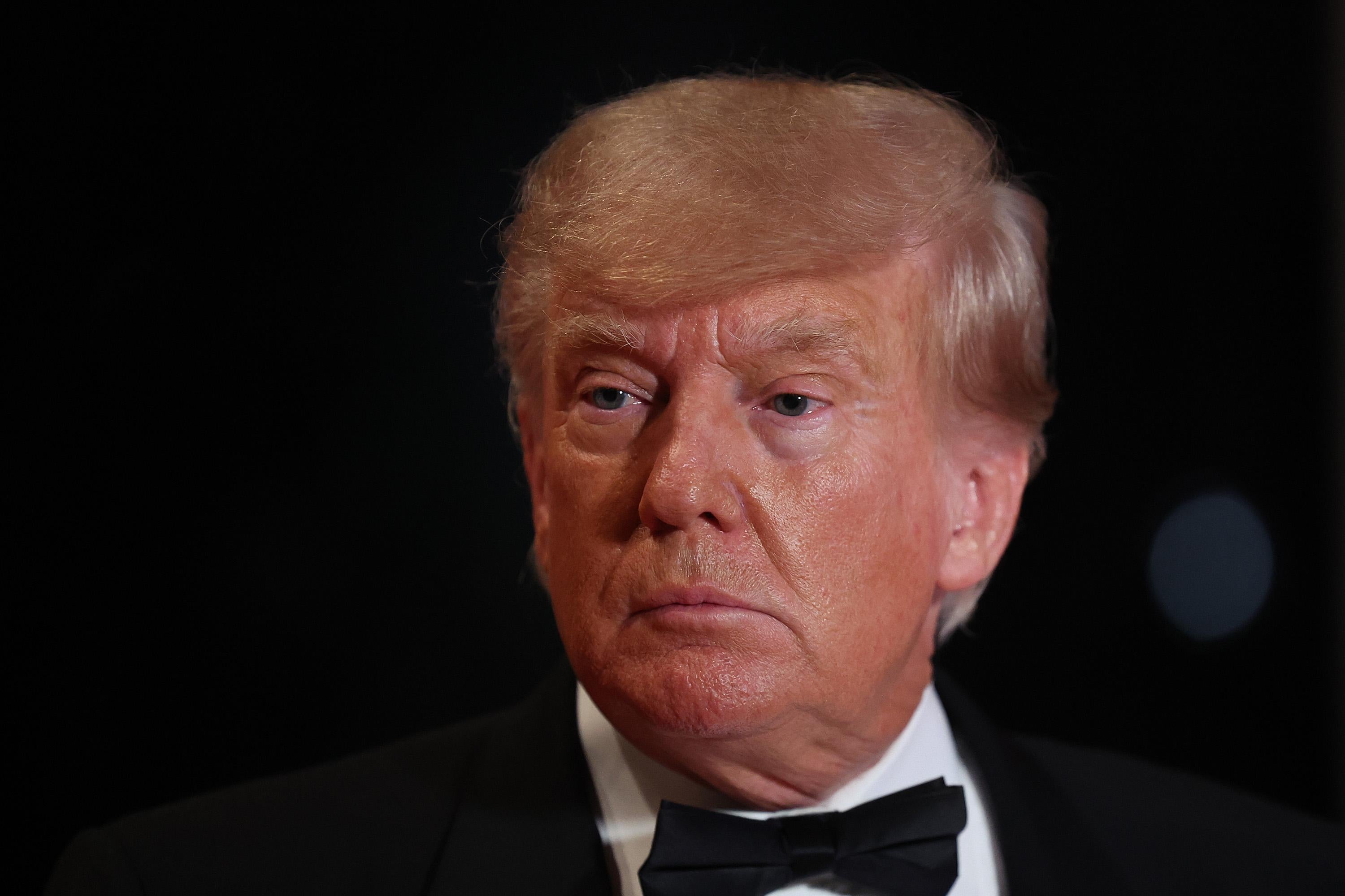 Donald Trump in a tuxedo