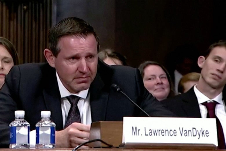 he latest “unqualified” Trump judicial nominee thinks he’s the real victim.
