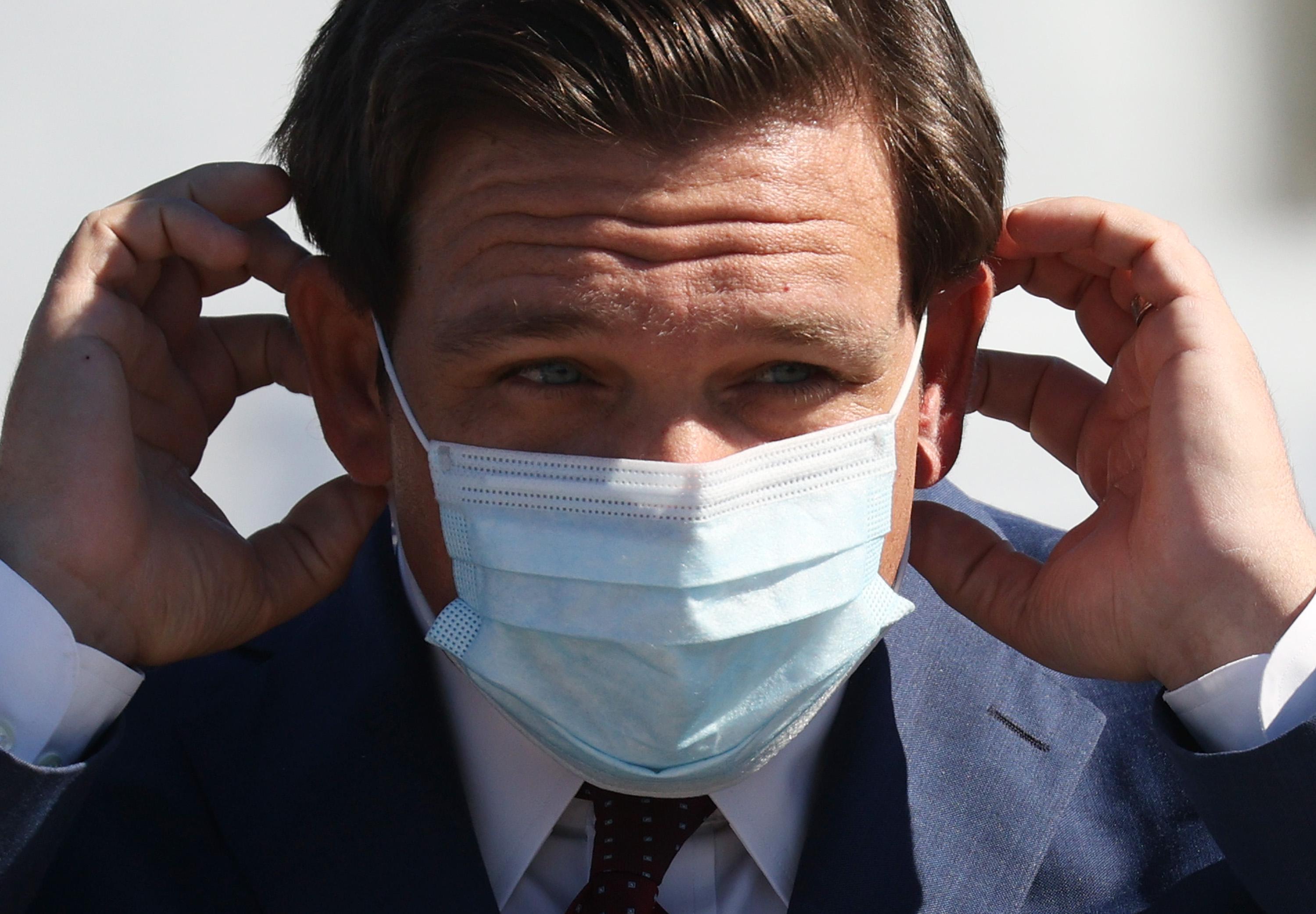 Florida Gov. Ron DeSantis Says He&rsquo;ll Pardon Anyone Who Violated Mask and Social Distancing Ordinances