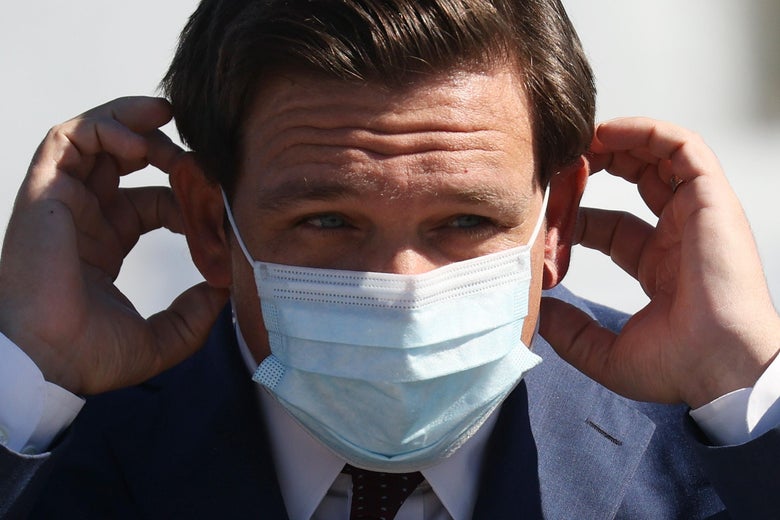 Florida Gov. Ron DeSantis Says He’ll Pardon Anyone Who Violated Mask and Social Distancing Ordinances Florida Gov. Ron DeSantis Says He’ll Pardon Anyone Who Violated Mask and Social Distancing Ordinances
